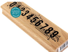 123456 - Wooden Mount Rubber Stamp - Florilèges Design