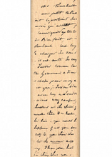 Manuscript Background - Wooden Mount Rubber Stamp - Florilèges Design