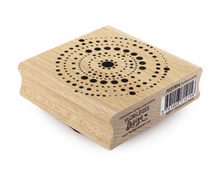Dot Circles - Wooden Mount Rubber Stamp - Florilèges Design