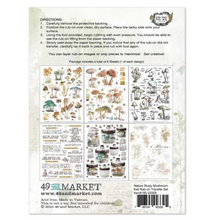 Rub-Ons - Mushroom - 6x8 - 6/Sheets - Nature Study - 49 and Market