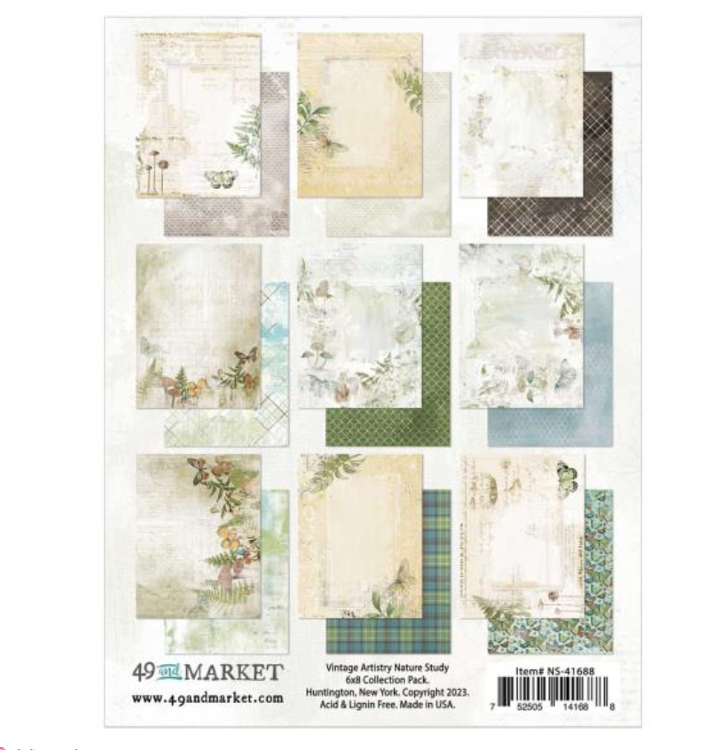 6x8 Inch - Collection Pack - Nature Study - 49 and Market