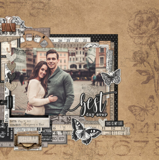 Simple Vintage Essentials - Paper Kit - 12x12 - Simple Stories