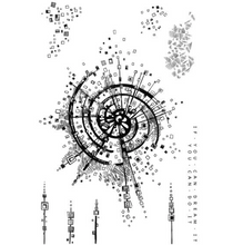 6x8 - Clear Stamp Set - Fibonacci - Designer Katkin Krafts - Creative Expressions