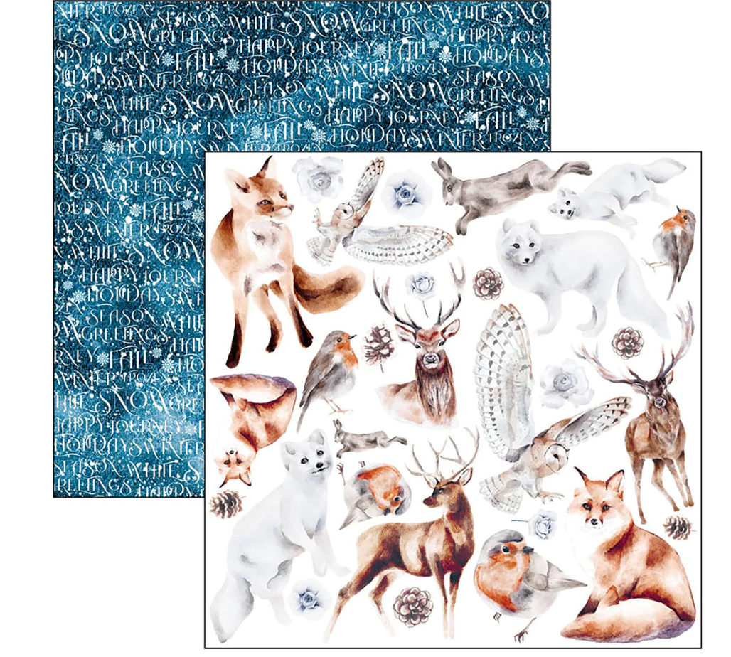 6X6 - Fussy Cut Pad - Winter Journey - Ciao Bella