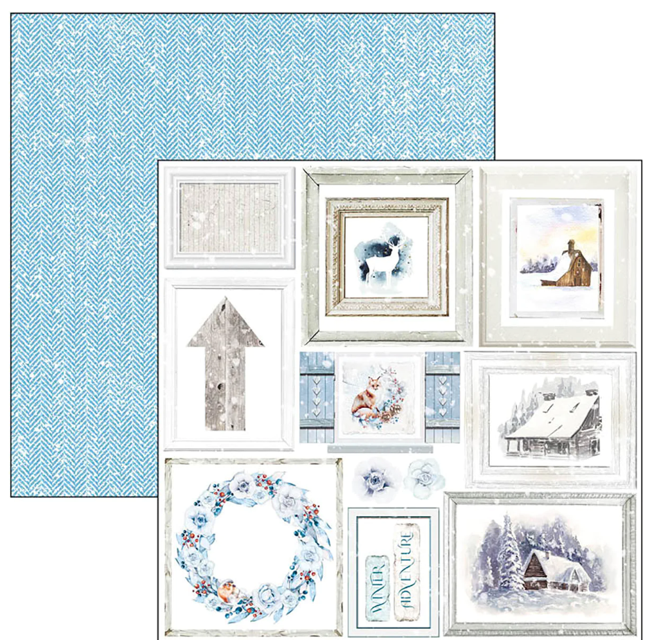 6X6 - Fussy Cut Pad - Winter Journey - Ciao Bella