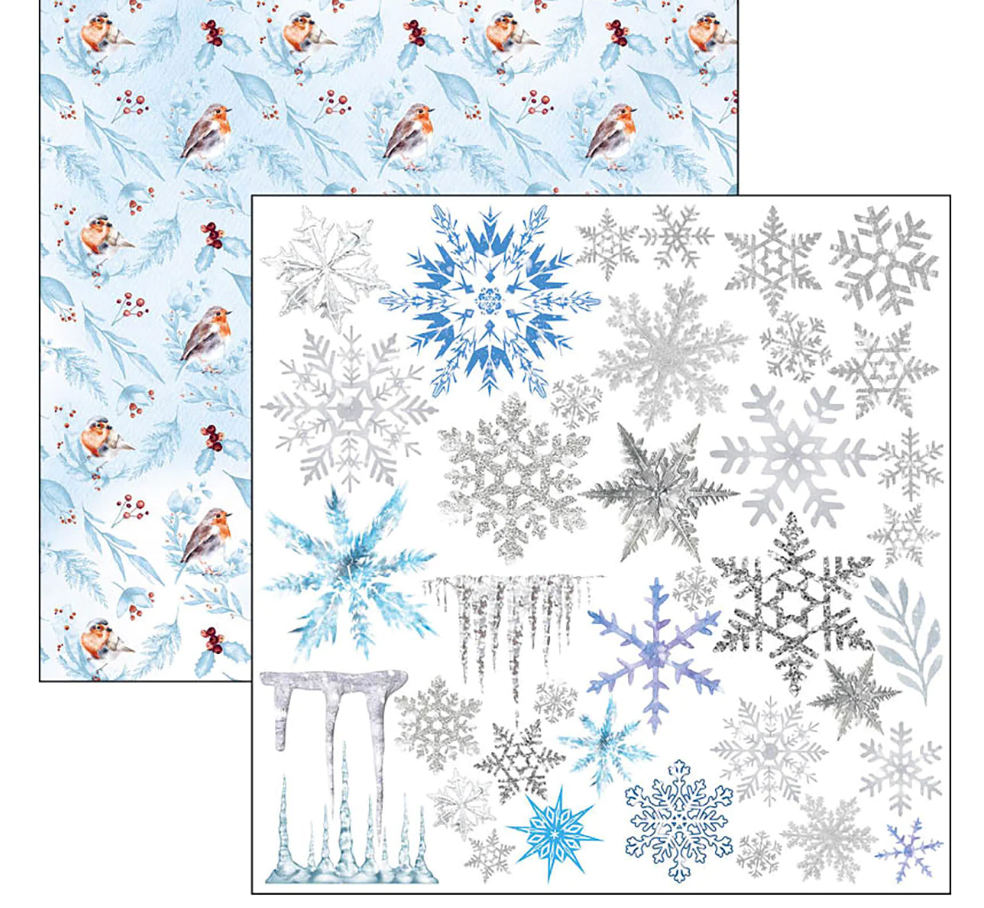 6X6 - Fussy Cut Pad - Winter Journey - Ciao Bella