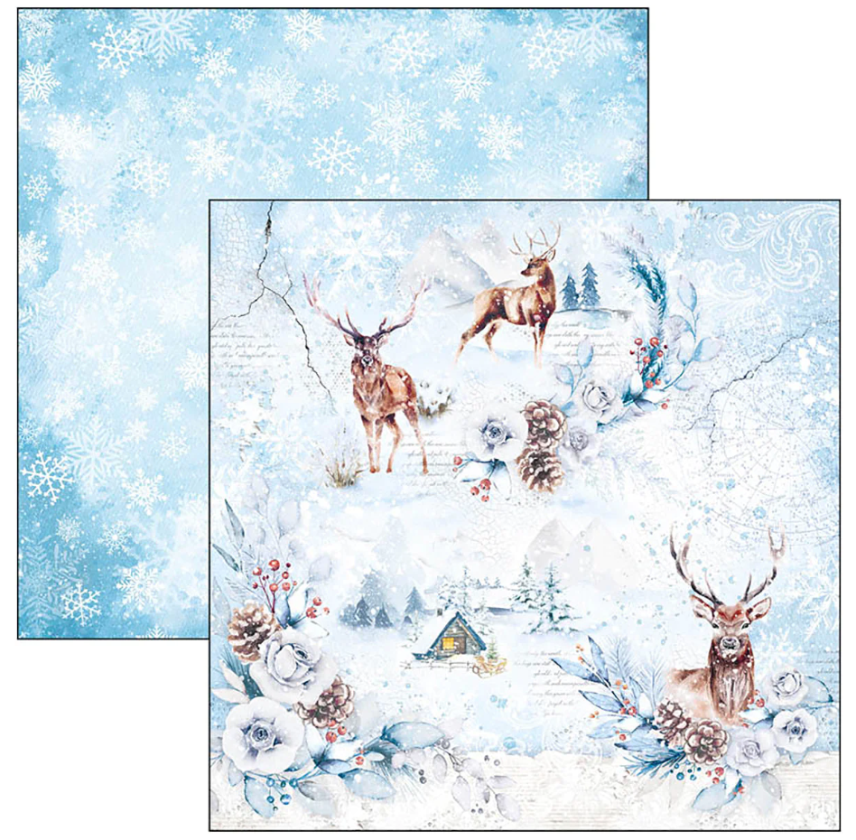 8x8 - Paper Pad 12/Pkg - Winter Journey - Ciao Bella