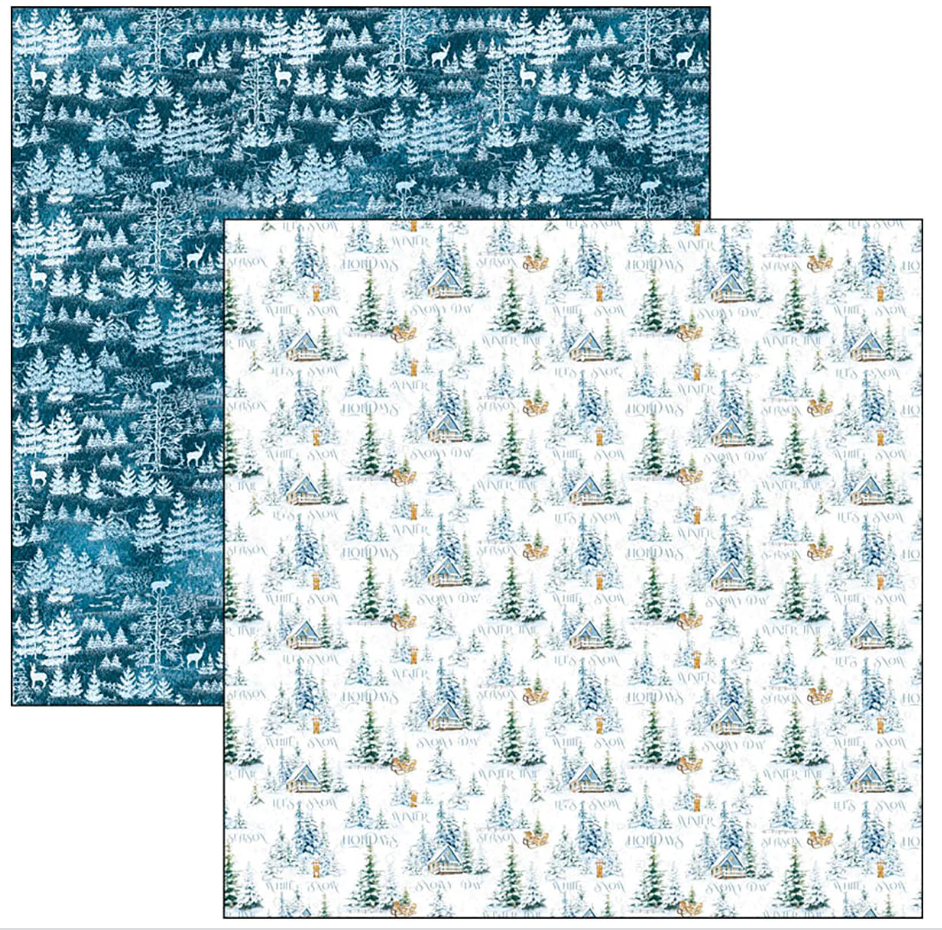 8x8 - Paper Pad 12/Pkg - Winter Journey - Ciao Bella