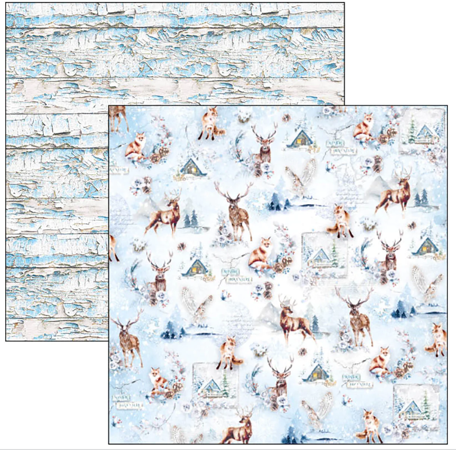 12x12 - Paper Pad 12/Pkg - Winter Journey - Ciao Bella