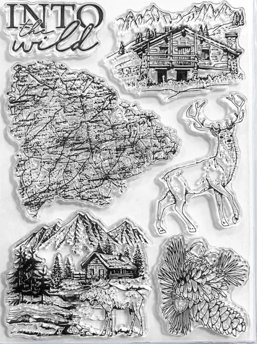 6x8 - Clear Stamp Set - Into The WIld - Ciao Bella