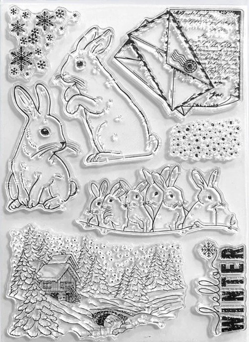 6x8 - Clear Stamp Set - Artic Adventure - Ciao Bella