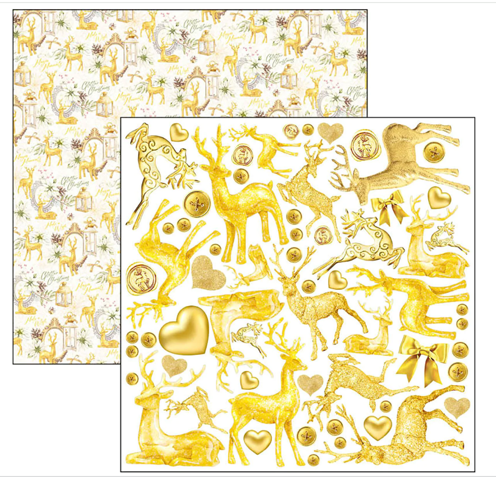 6X6 - Fussy Cut Pad - Sparkling Christmas - Ciao Bella