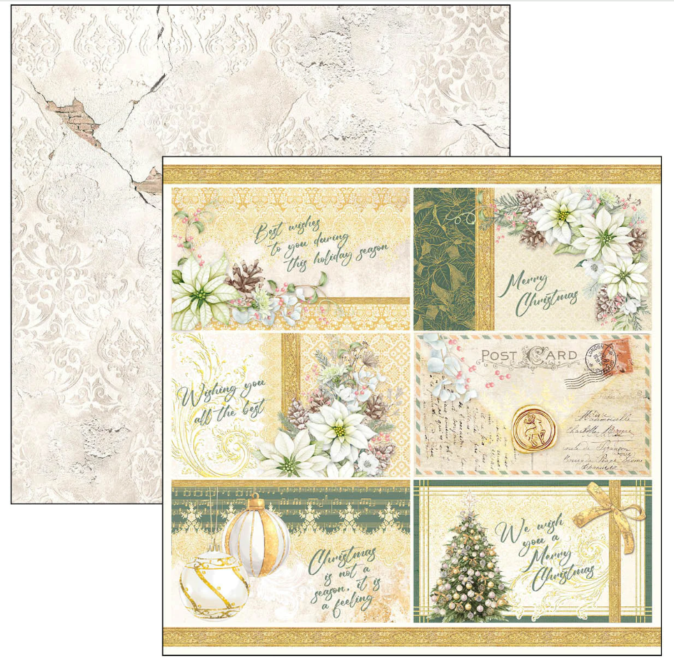 8x8 - Paper Pad 12/Pkg - Sparkling Christmas - Ciao Bella