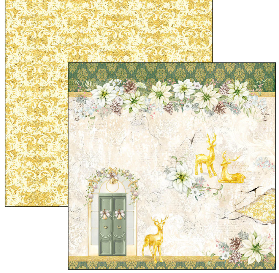 8x8 - Paper Pad 12/Pkg - Sparkling Christmas - Ciao Bella