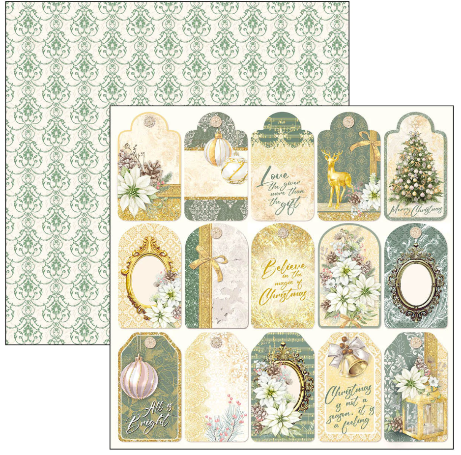 12x12 - Paper Pad 12/Pkg - Sparkling Christmas - Ciao Bella