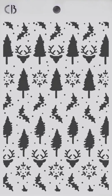 5x8 inch - Stencil Art - Deep Woods - Ciao Bella