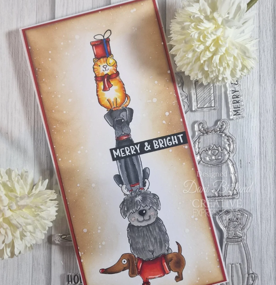 6x8 - Clear Stamp Set -Jane's Doodles - O Christmas Tree - Creative Expressions