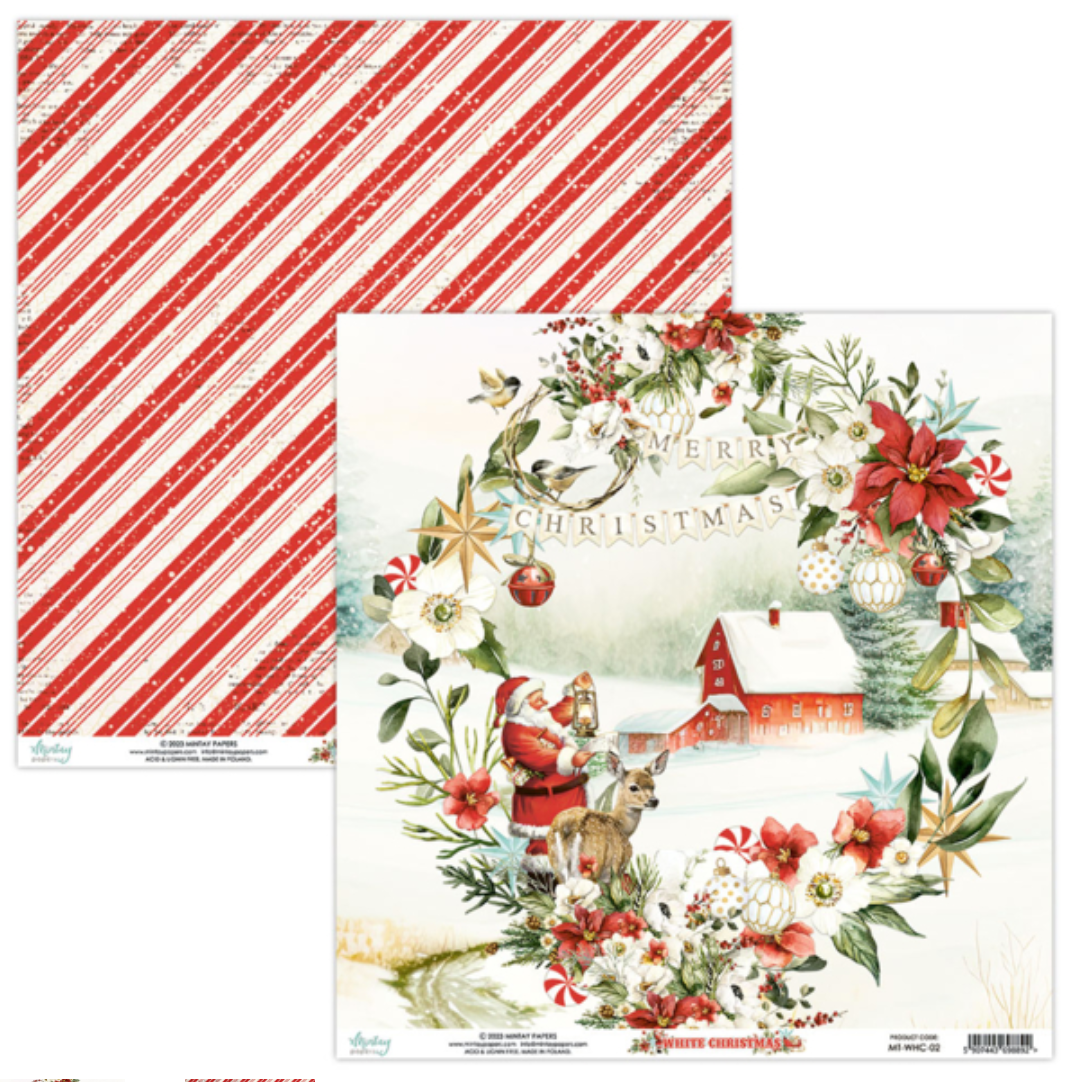 White Christmas - 12 x 12 Paper Set - Mintay Papers