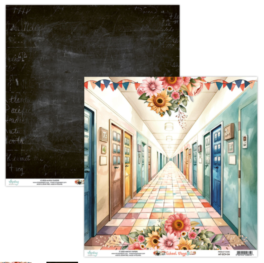 School Days - 6 x 6 Paper Set - Mintay Papers