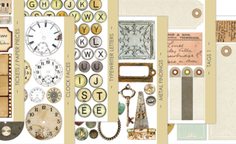 6x8 - Elements For Precise Cutting - Junk Book - Mintay Papers