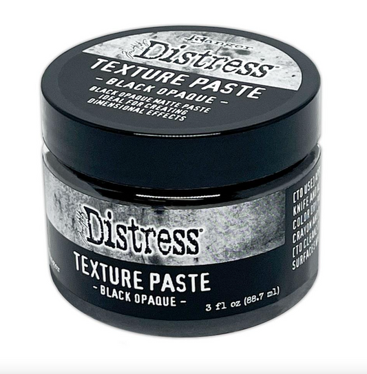 Texture Paste - Black Opaque - Halloween - Distress - Tim Holtz