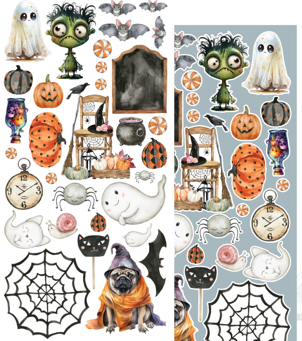 6x12 - Trick or Treat - Fussy Cutting Set - Alchemy Of Art