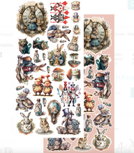 6x12 - Enchanted World - Following Alice - Fussy Cutting Set - Alchemy Of Art