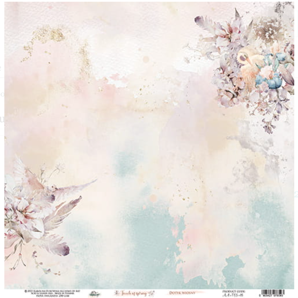 8x8 - Touch Of Spring - 24 Double Sided Papers - Alchemy Of Art