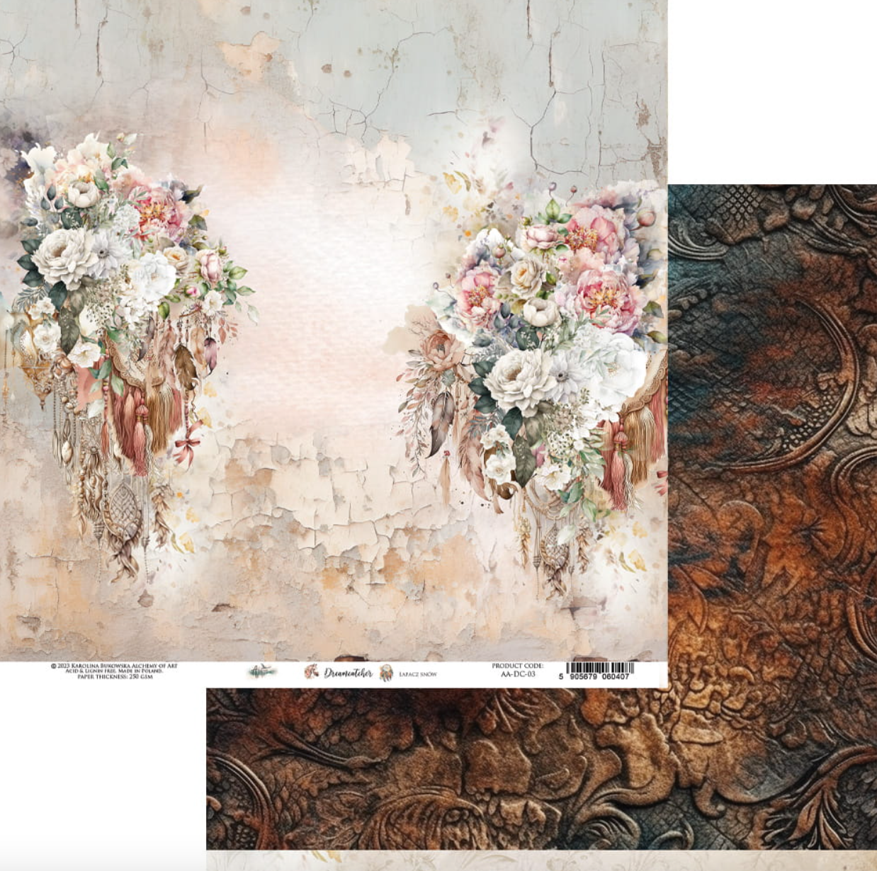 12x12 - Dreamcatcher - 6 Double Sided Papers - Alchemy Of Art