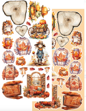 6x12 - Gold Autumn - Fussy Cutting Set - Alchemy Of Art