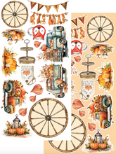 6x12 - Gold Autumn - Fussy Cutting Set - Alchemy Of Art