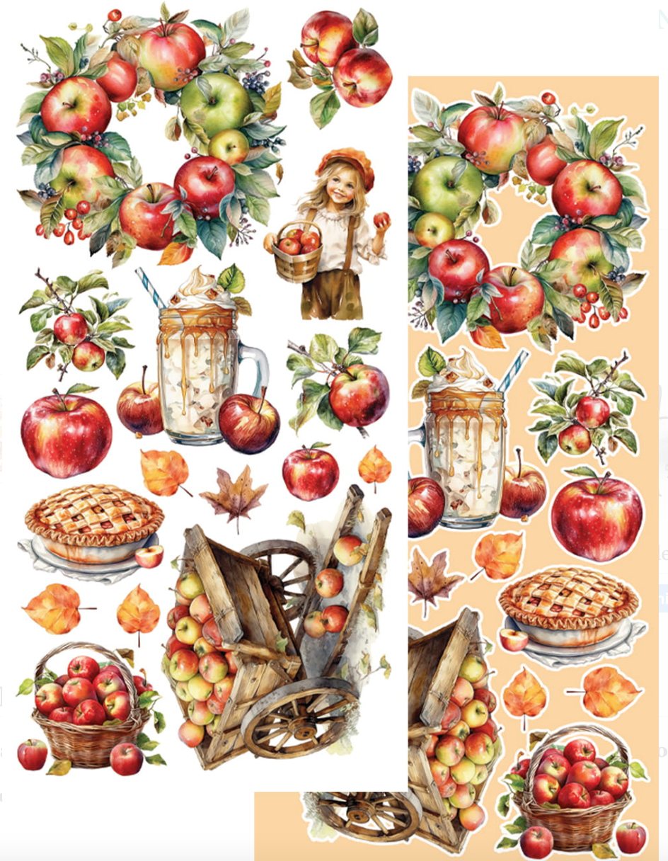 6x12 - Gold Autumn - Fussy Cutting Set - Alchemy Of Art