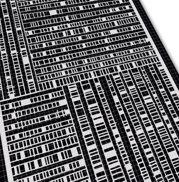 Stencil A4 - Striped Lines - Birgit Koopsen - Carabelle Studio