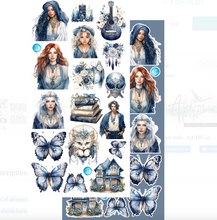 6x12 - In Frosty Colors - Fussy Cutting Set - Alchemy Of Art