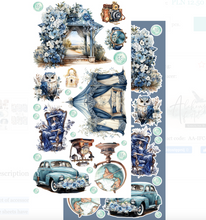 6x12 - In Frosty Colors - Fussy Cutting Set - Alchemy Of Art