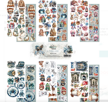 6x12 - Winter - In Frosty Colors - Fussy Cutting Set - Alchemy Of Art