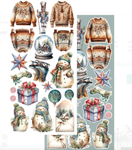 6x12 - Winter - In Frosty Colors - Fussy Cutting Set - Alchemy Of Art