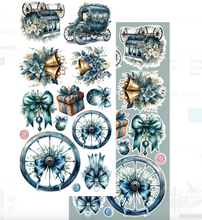 6x12 - Winter - In Frosty Colors - Fussy Cutting Set - Alchemy Of Art