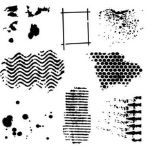Stencil - Mini Texturized - 6x6 - TCW