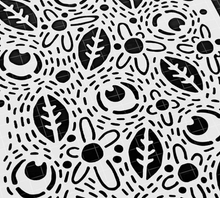 Stencil - Leaf Line - Kate Crane - Carabelle Studio