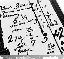 Stencil - Writing Page - Carabelle Studio