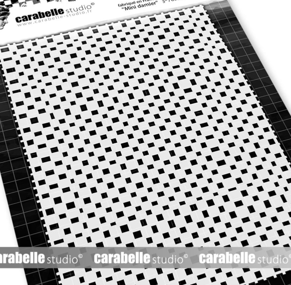 Stencil - Mini Checkerboard - Carabelle Studio
