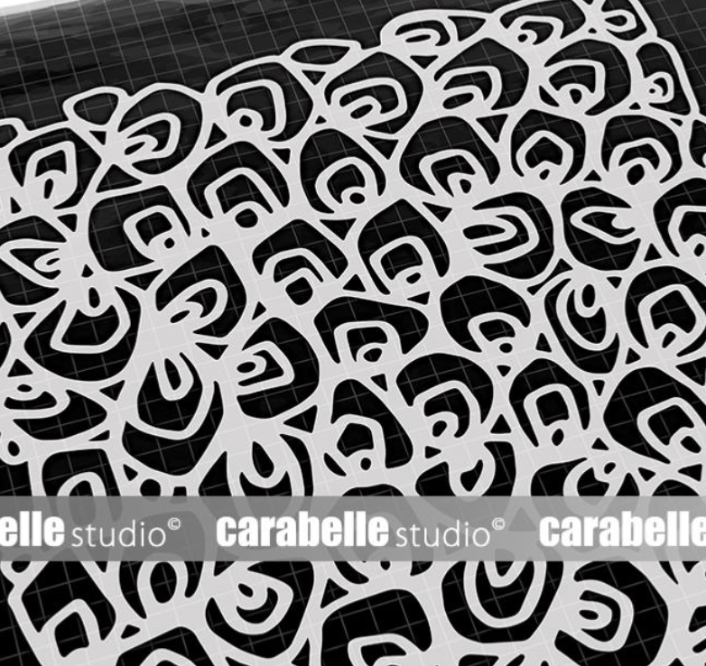 Stencil - Curious Circles - Kate Crane - Carabelle Studio