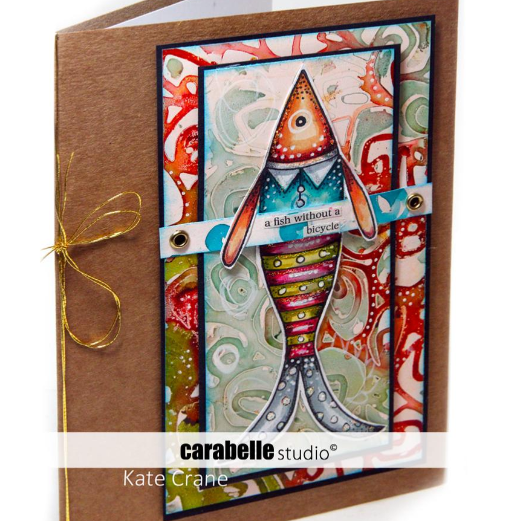 Stencil - Curious Circles - Kate Crane - Carabelle Studio