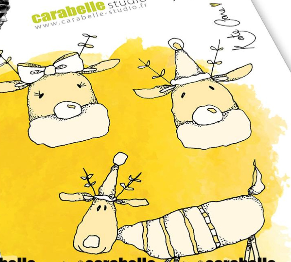 Stamp - Dashing Through The Snow - Kate Crane - Carabelle Studio