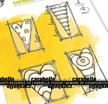 Stamp - Hearts Squared - Kate Crane - Carabelle Studio