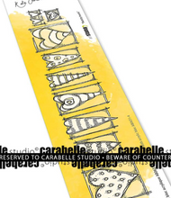 Border Stamp - Sketchy Hearts - Kate Crane - Carabelle Studio