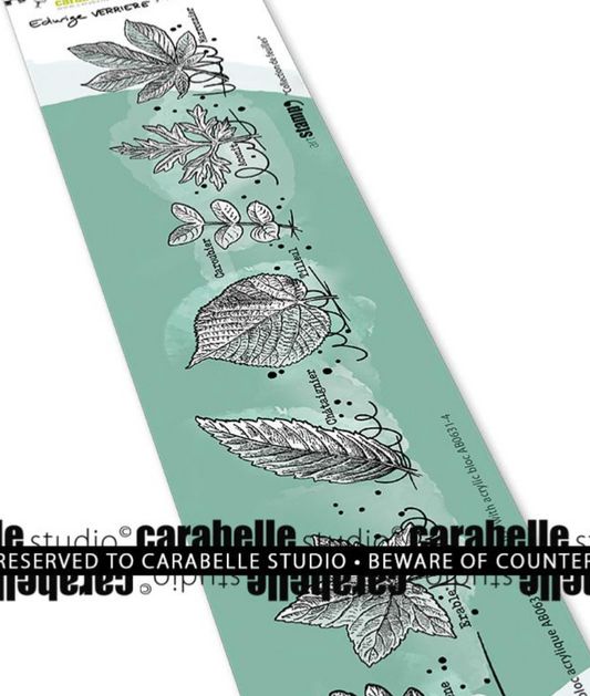 Border Stamp - Leaf collection by Edwige Verrière - Carabelle Studio