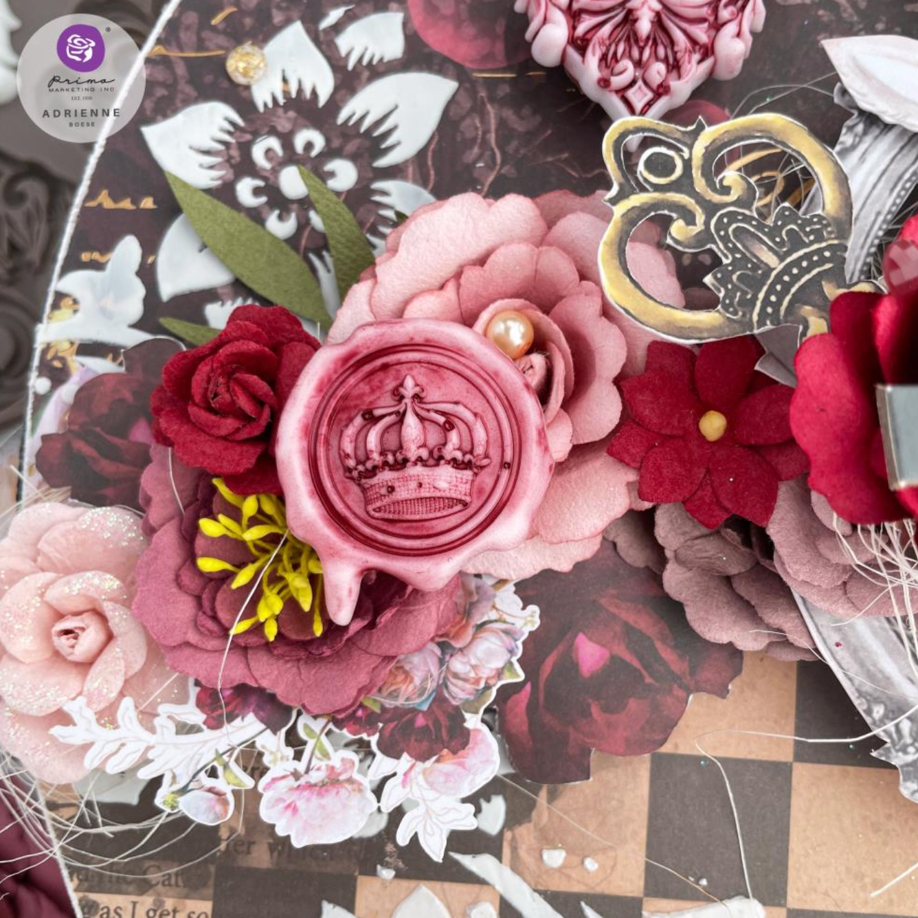 12 x 12 Paper Pad - Lost In Wonderland - Prima Marketing - Double Sided Paper Pad - 14/Pkg