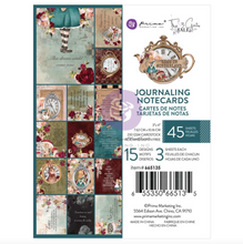 Journaling Cards 3x4 - Lost In Wonderland - Prima Marketing - 45/Pkg